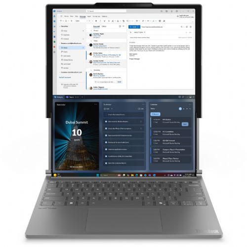 Lenovo ThinkBook / Plus G6 zložljiv / Ultra 7 258V / 32 GB / 1 TB SSD / 14.0" / 2K / Luna siva / Win 11 Pro / 1 leto garancije