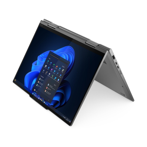 Prenosnik Lenovo ThinkPad X1 2-in-1 G10, Intel Ultra 7-258V/32 GB/SSD 1 TB NVMe/35,56 cm (14"), 2,8K, OLED, MT/5G/UMA/Win11Pro, siv (21NU002BSC)