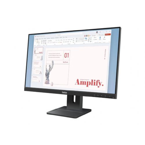 Monitor Lenovo ThinkVision E24-40 23.8" 60,45cm IPS 16:9 1920x1080 100Hz 250cd/m2 1300:1 4ms 1xHDMI 1.4 1xDP 1.2 1xVGA 99 sRGB 2Wx2