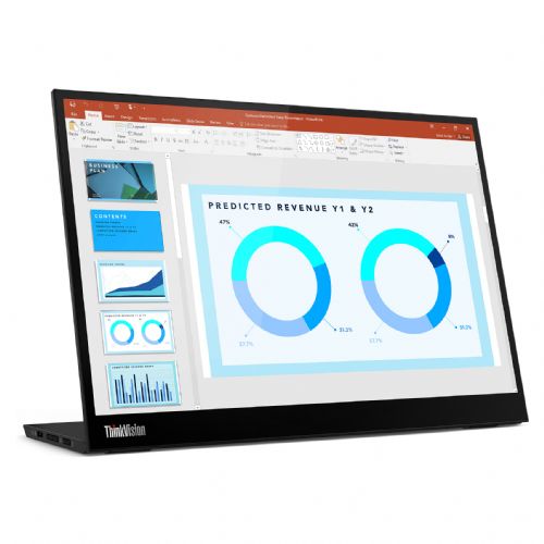 Monitor Lenovo ThinkVision M14d 35,6 cm (14"), 2240 x 1400 (2,2K), IPS, 375 cd/m2, USB-C, 60Hz,