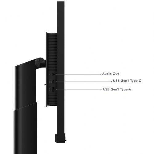 Monitor Lenovo ThinkVision P27u-20 (27"), 68,6 cm (27"), 3840 x 2160 4K UHD, 16:9, IPS, 450 cd/m2 6 ms, črna