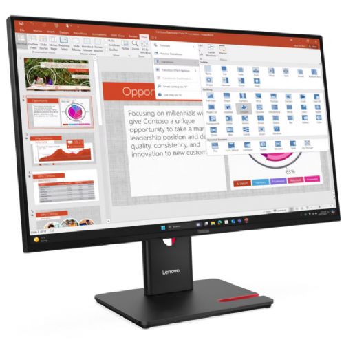 Monitor LENOVO ThinkVision T27-40 68,58cm (27") FHD IPS DP/HDMI/VGA
