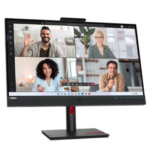 Monitor Lenovo ThinkVision T27hv-30 68,58 (27"), 2560 x 1440 (WQHD), IPS, 300 cd/m2, DP/HDMI/USB-C/LAN kamera zvočniki monitor