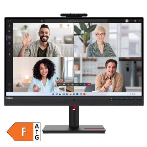 Monitor Lenovo ThinkVision T27hv-30 68,58 (27"), 2560 x 1440 (WQHD), IPS, 300 cd/m2, DP/HDMI/USB-C/LAN kamera zvočniki monitor