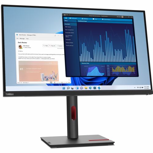 Monitor Lenovo ThinkVision T27p-30 68,58 cm (27"), IPS 16:9 3840x2160 350cd/m2 1300:1 6ms, USB-C 90W, 1xDP 1.2 1xHDMI 2.0 60Hz 99 sRGB 94131932