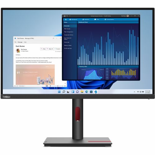 Monitor Lenovo ThinkVision T27p-30 68,58 cm (27"), IPS 16:9 3840x2160 350cd/m2 1300:1 6ms, USB-C 90W, 1xDP 1.2 1xHDMI 2.0 60Hz 99 sRGB 94131932