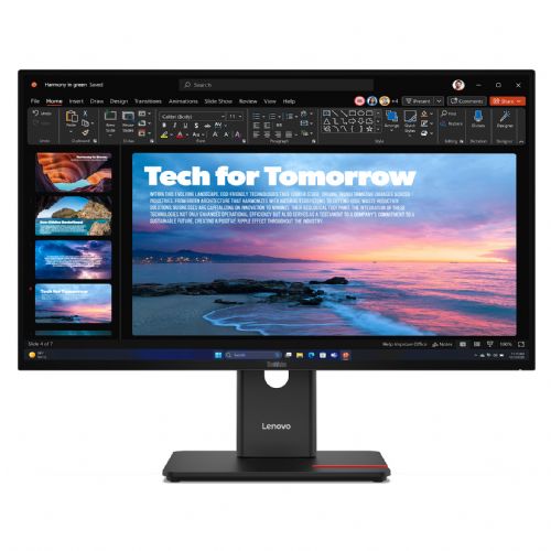 Monitor Lenovo ThinkVision T27QD-40 27"IPS 16:9 2560x1440 120Hz 350cd/m2 1500:1 4ms 1xHDMI 2.1 1xDP 1.4 1xDP Out USB HUB 1xRJ45