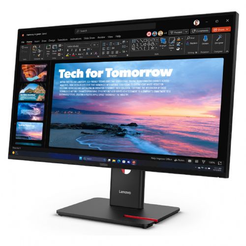 Monitor Lenovo ThinkVision T27QD-40 27"IPS 16:9 2560x1440 120Hz 350cd/m2 1500:1 4ms 1xHDMI 2.1 1xDP 1.4 1xDP Out USB HUB 1xRJ45