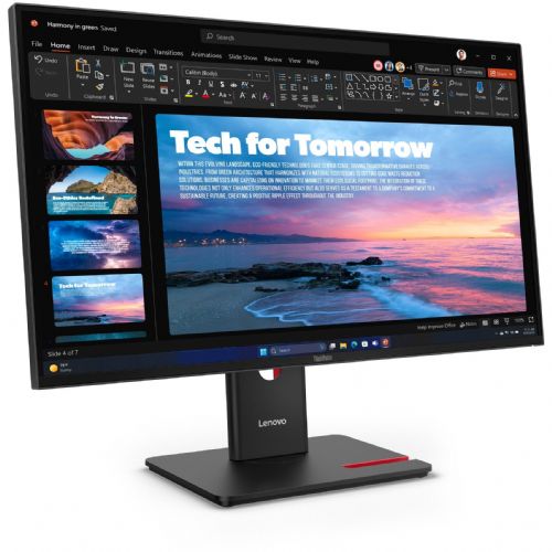 Monitor Lenovo ThinkVision T27QD-40 27inch IPS 16:9 2560x1440 120Hz 350cd/m2 1500:1 4ms 1xHDMI 2.1 1xDP 1.4 1xDP Out USB HUB 1xRJ45 3y