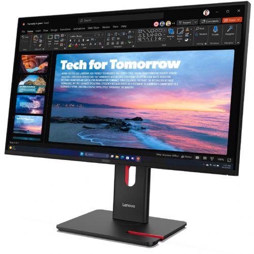 Monitor Lenovo ThinkVision T27QD-40 27inch IPS 16:9 2560x1440 120Hz 350cd/m2 1500:1 4ms 1xHDMI 2.1 1xDP 1.4 1xDP Out USB HUB 1xRJ45 3y