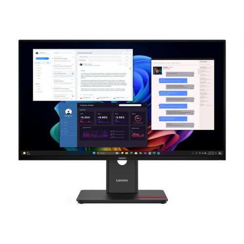 Monitor Lenovo ThinkVision T27UD-40 68,58 cm (27"), IPS 16:9 3840x2160 60Hz 350cd/m2 1500:1 4ms 1xHDMI 2.1 1xDP 1.4 USB HUB 1xRJ45 99 sRGB 3y
