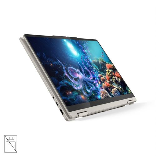 Prenosnik LENOVO Yoga 7 2-v-1 , AMD Ryzen AI 5 340, 14-palčni WUXGA OLED z večdotikovnim zaslonom (MT), 24 GB RAM, 1 TB, integrirana grafika (UMA), Windows 11 Home (W11H), Seashell, 3-letna garancija, brez napajalnika