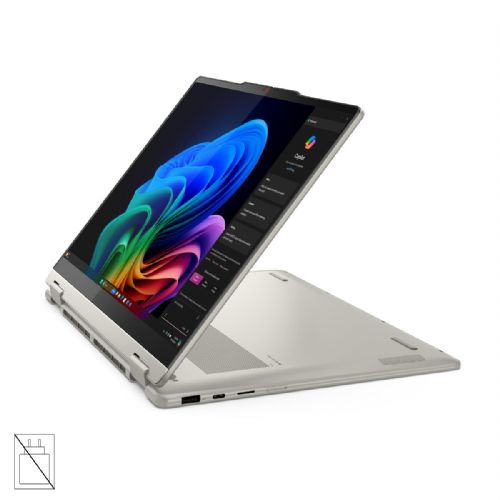 Prenosnik LENOVO Yoga 7 2-v-1 AMD Ryzen AI 7 350, 14'' WUXGA OLED zaslonom (MT), 32 GB RAM, 1 TB SSD, integrirano grafiko (UMA), Windows 11 Home, barva Seashell, 3-letna garancija, brez napajalnika