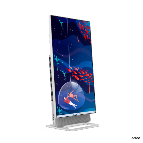 Računalnik AiO Lenovo Yoga 7 R7-8845HS/16GB/SSD 1TB NVMe/68,58 cm ( 27") QHD/UMA/Win11Home, Cloud Grey (F0HK0044SC)