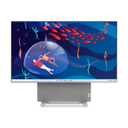 Računalnik AiO Lenovo Yoga 7 R7-8845HS/16GB/SSD 1TB NVMe/68,58 cm ( 27") QHD/UMA/Win11Home, Cloud Grey (F0HK0044SC)