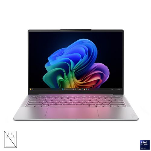 Prenosnik LENOVO Yoga Slim 7 Aura Edition, Intel Core Ultra 7 258V, 14-palčni 2.8K WQXGA+ OLED zaslon, multi-touch, 32 GB RAM, 1 TB prostora za shranjevanje, UMA grafika, Windows 11 Home, Luna Grey, 3-letna garancija, brez napajalnika