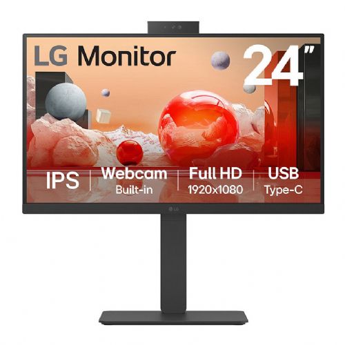 Monitor LG 24BA850-B 60,5 cm (23,8"), 1920x1080 (FHD), IPS, 250 cd/m2, HDMI DP DaisyChain IPS črn 16:9
