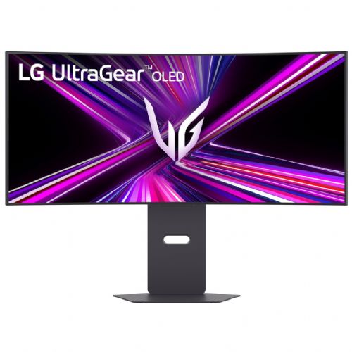 Monitor LG UltraGear OLED 34GX900A-B, 86,2 cm (33,9"), 21:9, 3440 x 1440 WQHD, ukrivljen, VRR, HDR10, 275 cd/m2, 0,03 ms, RGB, črn