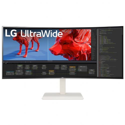 Monitor LG 38BR85QC-W 96,5 cm (38 palcev), ultraširokokotni ukrivljeni HDMI DP USB IPS 21:9
