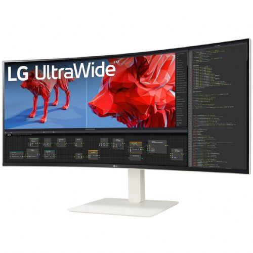 Monitor LG 38BR85QC-W 96,5 cm (38 palcev), ultraširokokotni ukrivljeni HDMI DP USB IPS 21:9
