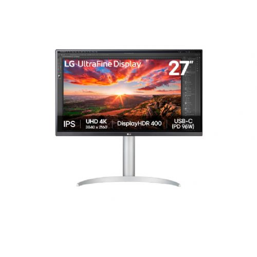 Monitor LG 27UP850K-W 68,6 cm (27"), 3840x2160 (4K UHD), 16:9 , IPS, 5ms, 60Hz, HDR10, DP, HDMI