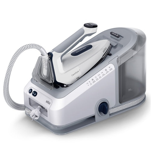Likalna postaja Braun CareStyle 7 IS 7262, 2700 W, 150 g/min pare, 2000 ml rezervoar, FreeGlide 3D plošča, sistem proti vodnemu kamnu