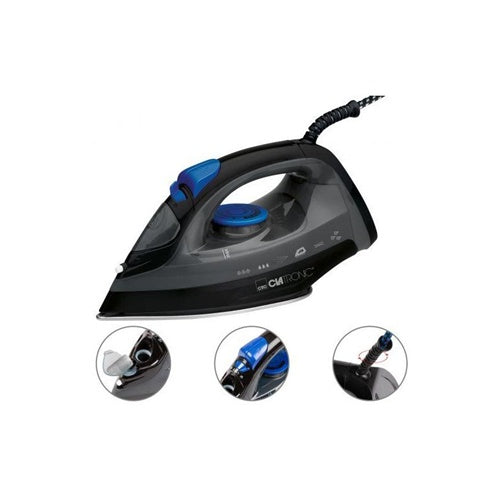 Likalna postaja s paro Clatronic DB 3703 (črna/modra)