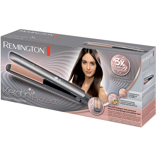 Likalnik za lase Remington Keratin Protect S8598, srebrna/črna