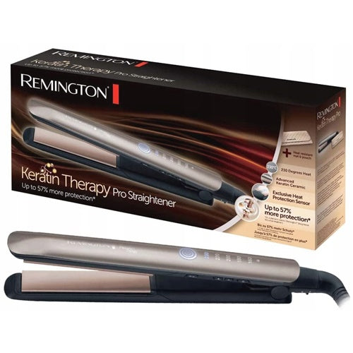 Likalnik za lase Remington Keratin Therapy Pro S8590, črna/bronasta