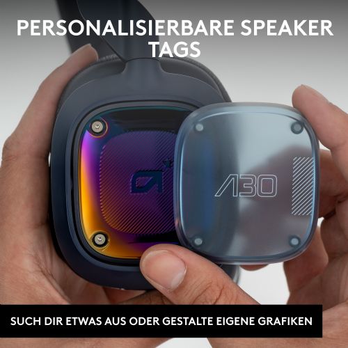 Slušalke Logitech A30 - NAVIJA/RDEČA