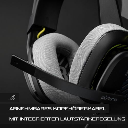 Slušalke Logitech Astro Gaming A10 Gen 2, žične, polne velikosti, 3,5 mm vtičnica, črne