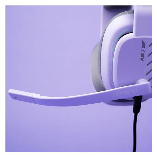 Slušalke Logitech Astro Gaming A10 Gen 2, žične, polne velikosti, 3,5 mm vtičnica, lila