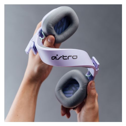 Slušalke Logitech Astro Gaming A10 Gen 2, žične, polne velikosti, 3,5 mm vtičnica, lila