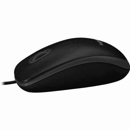 Miška Logitech B100, optična, črna