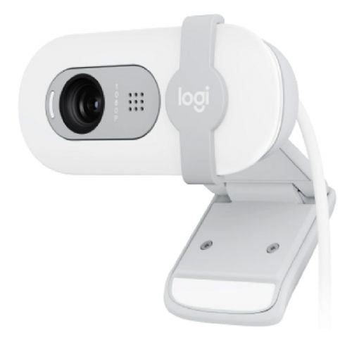 Spletna kamera Logitech Brio 100, 1080p, USB, bela