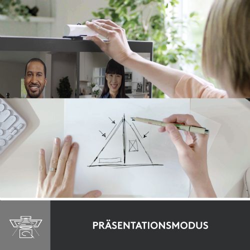 Logitech Brio 500 bela