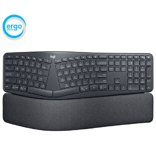 LOGITECH ERGO K860 SPLIT brezžična Bluetooth slo črna tipkovnica