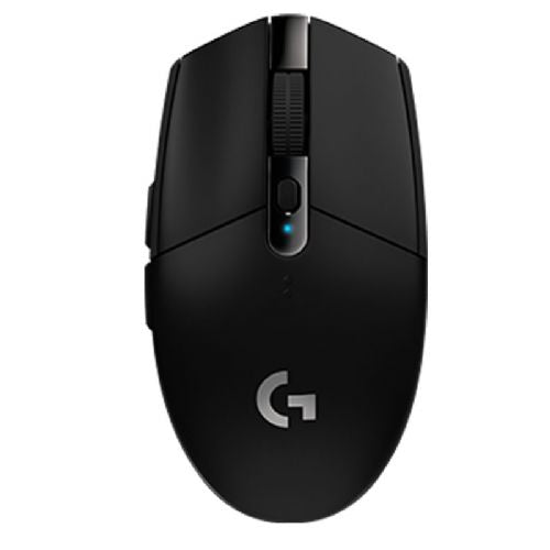 Igralna miška LOGITECH G305 - brezžična optična, črna