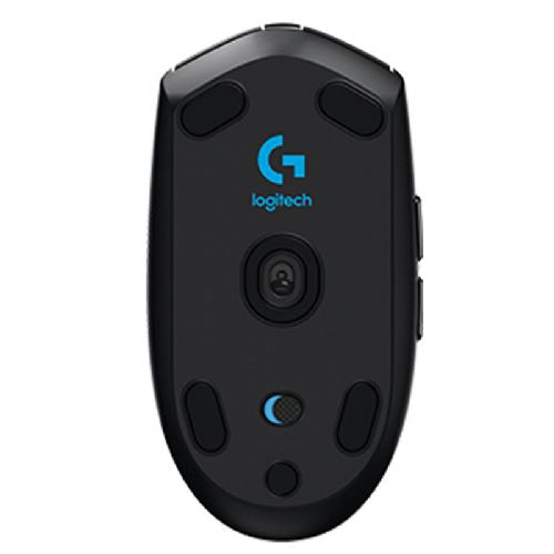 Igralna miška LOGITECH G305 - brezžična optična, črna