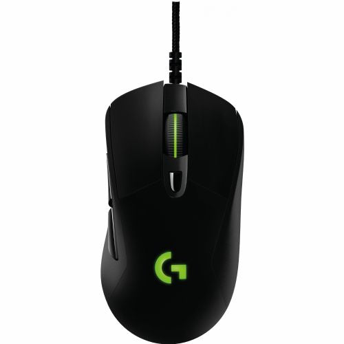 Miška Logitech G403 Prodigy črne barve. USB. 6 gumbov. Žična.