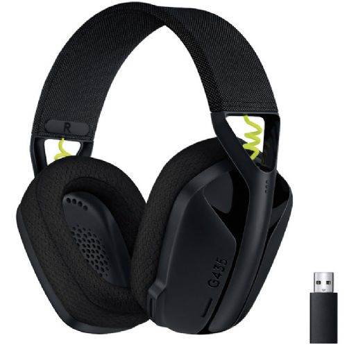 LOGITECH G435 Wireless LightSpeed Gaming z mikrofonom črne slušalke