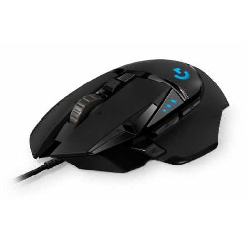 Igralna miška Logitech G502 Hero, RGB, USB optična, črna