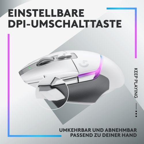 Miška Logitech G502 X PLUS - BELA/PREMIUM - EER2