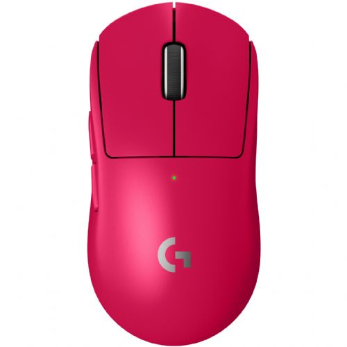 Miška Logitech G PRO X SUPERLIGHT 2, optična, 5 gumbov, 2,4 GHz, USB, sprejemnik LIGHTSPEED, roza