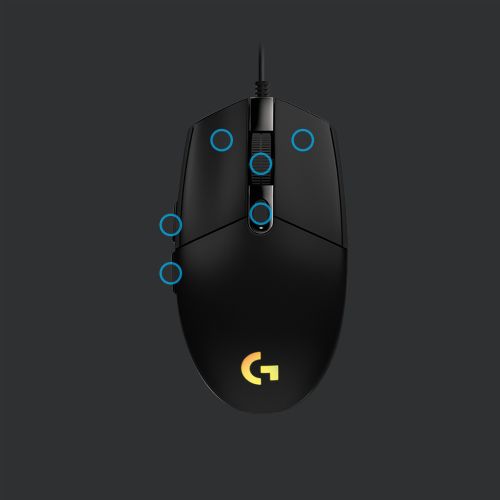 Miška Logitech G203 LIGHTSYNC