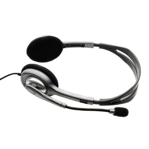 Slušalke z mikrofonom Logitech H110 sive