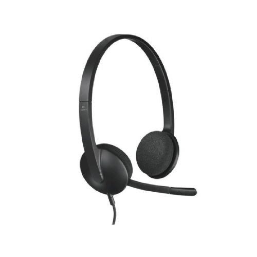 Slušalke z mikrofonom Logitech H340, USB