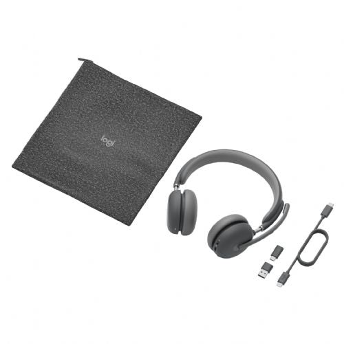 Slušalke Logitech - Zone Wireless 2 UC - GRAPHITE UC - 2,4GHZ/BT - EMEA-914 - A00174 A00172 BREZ STOJALA