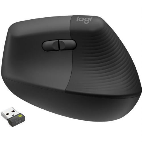 Logitech Lift Vertical for Business bežični miš - grafitni