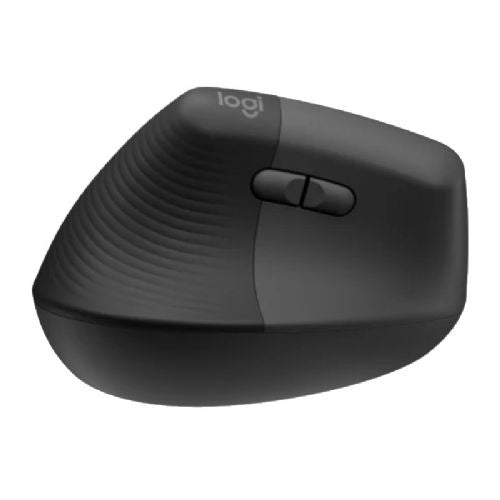 LOGITECH Lift Left vertical ergonomična za levičarje brezžična optična črna miška